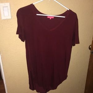 Maroon tee